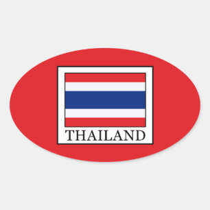 Thailand Oval Sticker