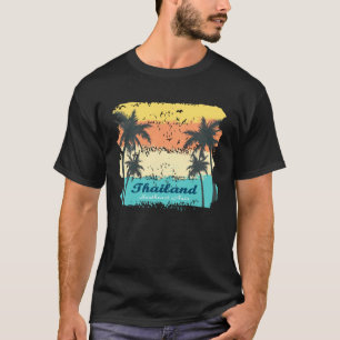 Thailand Palm Trees Swaying in The Wind Beach Vaca T-Shirt
