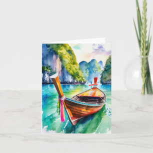 Thailand Phi Phi Island Watercolor Cards Krabi