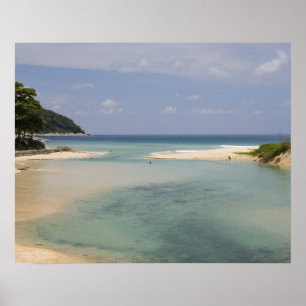 Thailand, Phuket, Nai Harn beach. Poster
