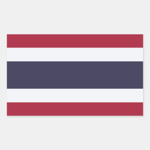 Thailand Rectangular Sticker