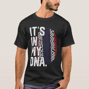 Thailand Roots Flag Fingerprint Graphic Patriotic T-Shirt
