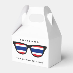 Thailand Shades custom text & colour favour box