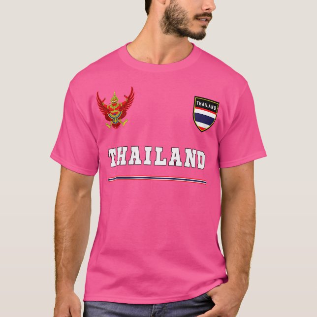 Thailand Sportsoccer Jersey Flag Football T-Shirt (Front)