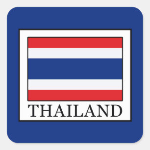 Thailand Square Sticker