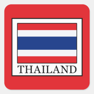 Thailand Square Sticker
