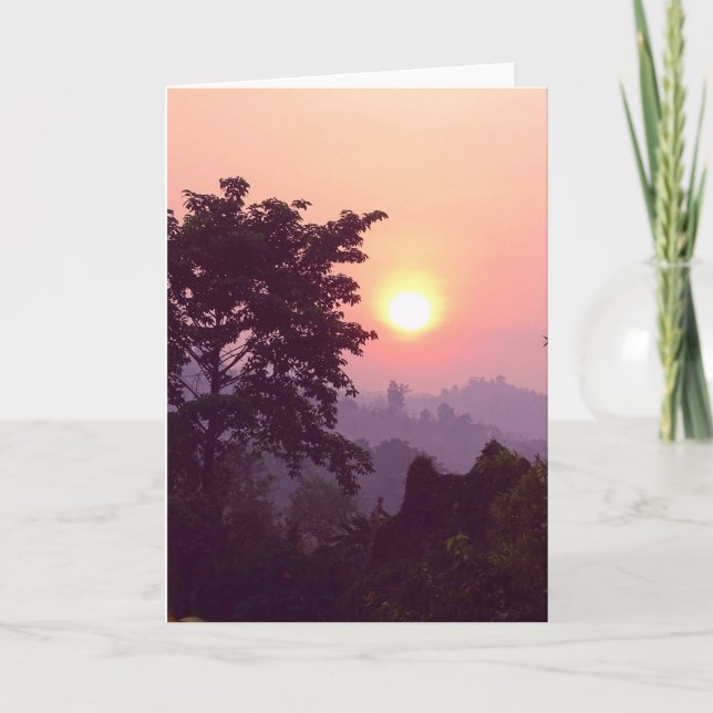 Thailand Sunrise Card (Front)