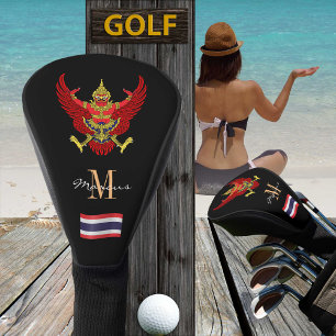 Thailand & Thai Flag Monogrammed Golf Clubs Covers
