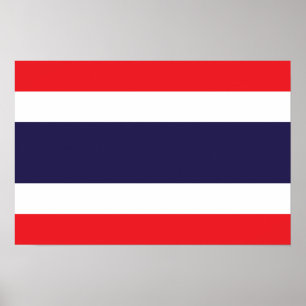 Thailand - Thai Flag Poster