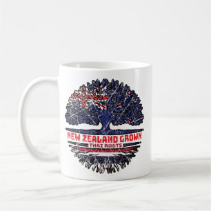 Thailand Thai New Zealander New Zealand Tree Roots Coffee Mug