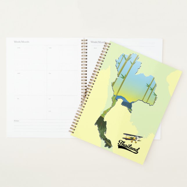 Thailand Travel map Planner (Display)