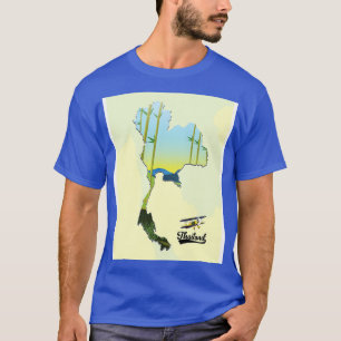 Thailand travel map T-Shirt