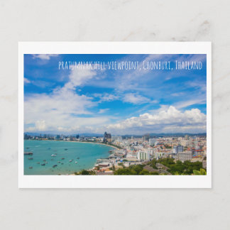 Thailand view point tourist attraction postcard