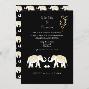 Thailand Wedding Destination Invitation