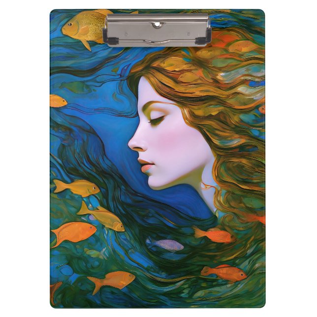 “Thalassa” - Women In Water Clipboard (Front)