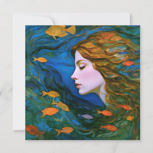 “Thalassa” - Women In Water Invitation (Front)