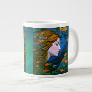 “Thalassa” - Women In Water Large Coffee Mug