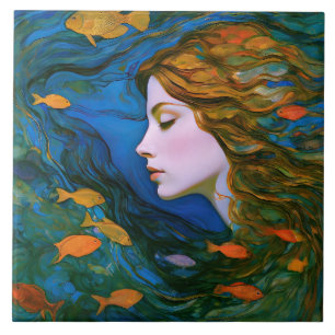“Thalassa” - Women In Water Tile