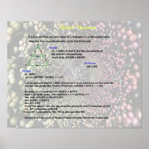 Thales Theorem Poster