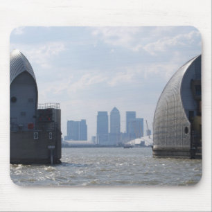Thames barrier london mouse pad
