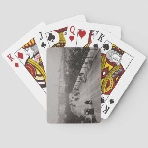 Thames Embankment (sepia photo) Playing Cards