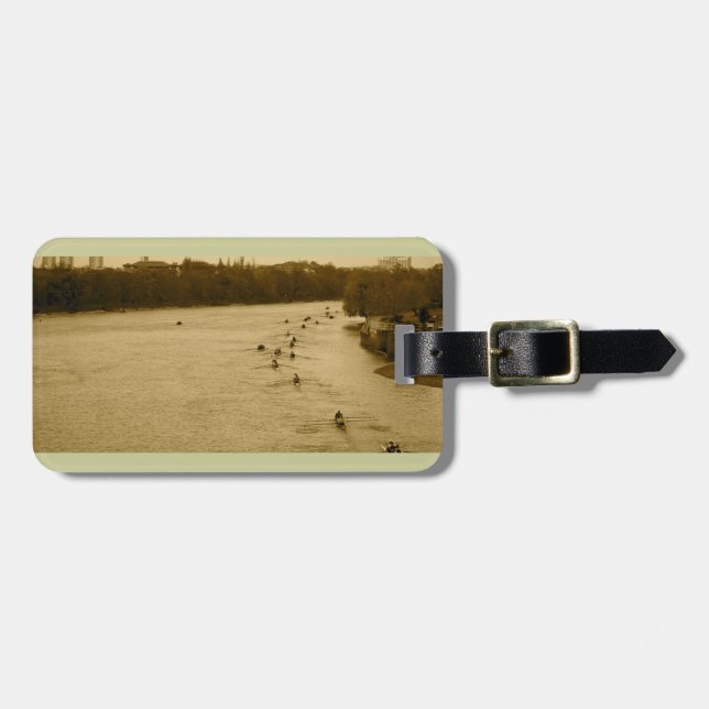 "Thames Traffic" Luggage Tag (Front Horizontal)
