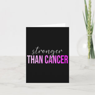 Than Cancer Breast Cancer Awareness Card