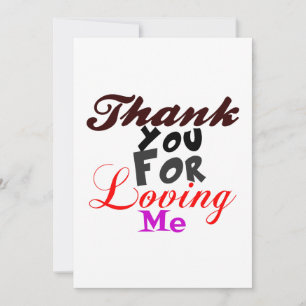 than kyou for loving me thank you card