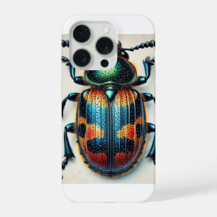 Thanatophilus beetle 060724IREF106 - Watercolor iPhone 15 Pro Case