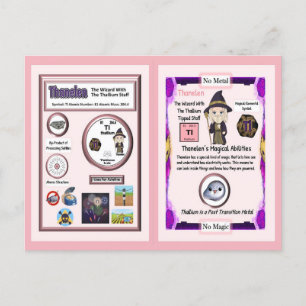 Thanelen Wizard - Thallium Element Postcard