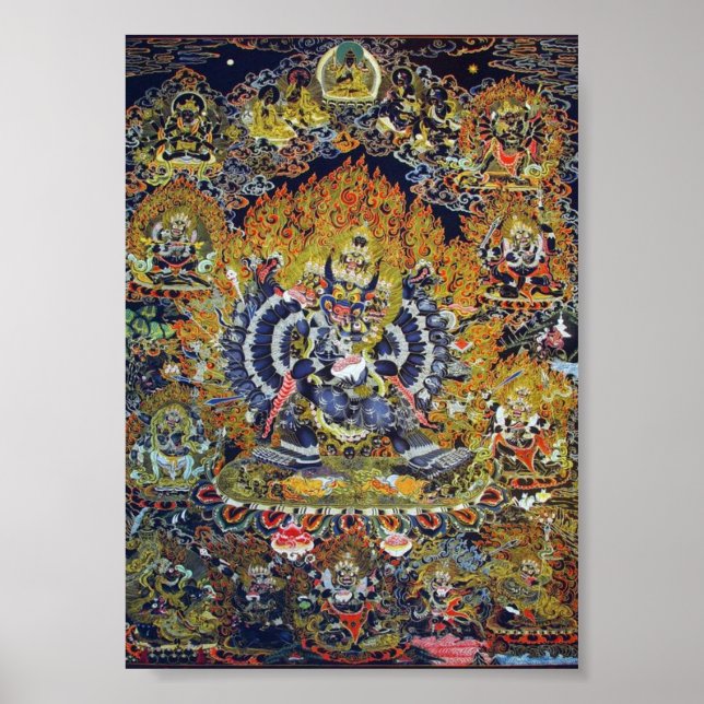 Thangka Yamantaka Poster Print (Front)