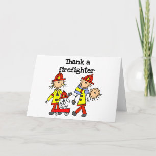 Thank a Firefighter Card