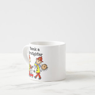 Thank a Firefighter T-shirts and Gifts Espresso Cup