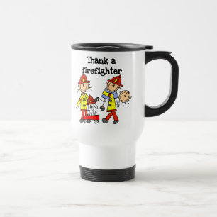 Thank a Firefighter T-shirts and Gifts Travel Mug