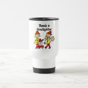 Thank a Firefighter Tshirts and Gifts Travel Mug