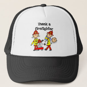 Thank a Firefighter Tshirts and Gifts Trucker Hat