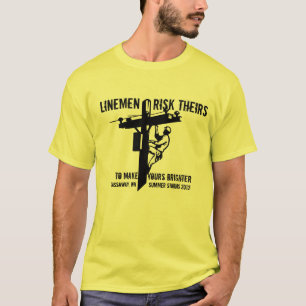 Thank a Lineworker Summer 2012 Gassaway, WV T-Shirt