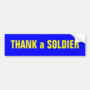 THANK a SOLDIER Bumper Sticker