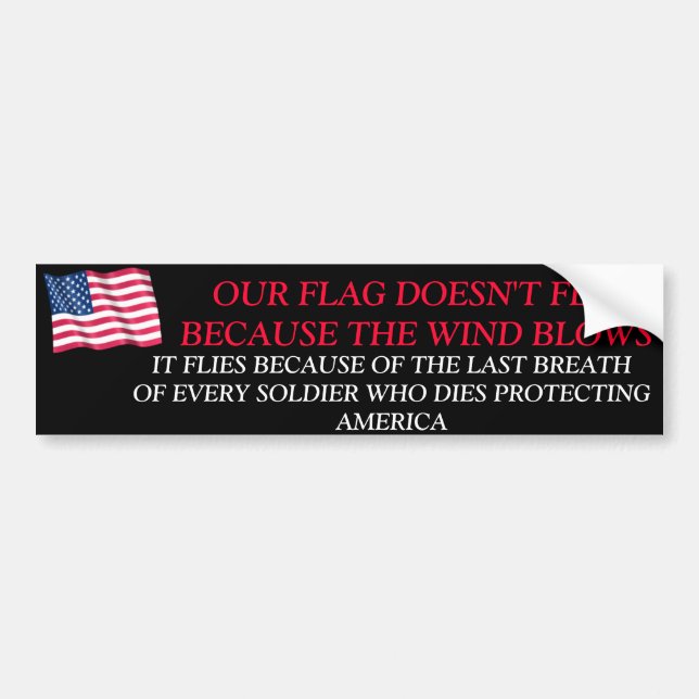 THANK A SOLDIER BUMPER STICKER (Front)