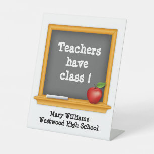 Thank a Teacher! Pedestal Sign