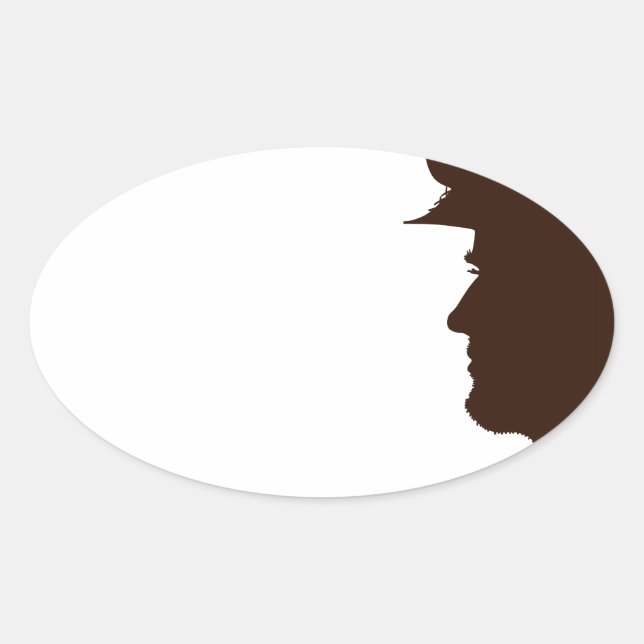 Thank a Veteran Oval Sticker (Front)