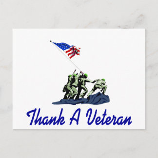 Thank A Veteran Postcard