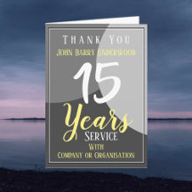 Thank Employee for Long Service