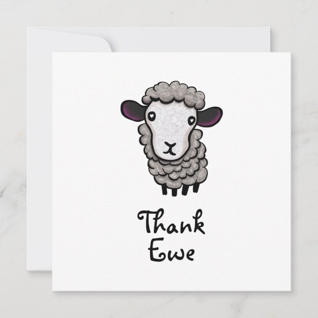 Thank Ewe Invitation (Front)