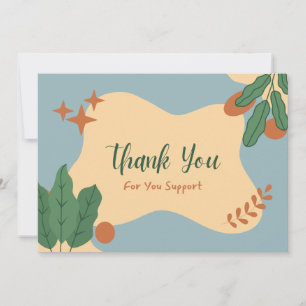 Thank for your support you card