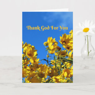 Thank God For You (Colossians 3:12) Card
