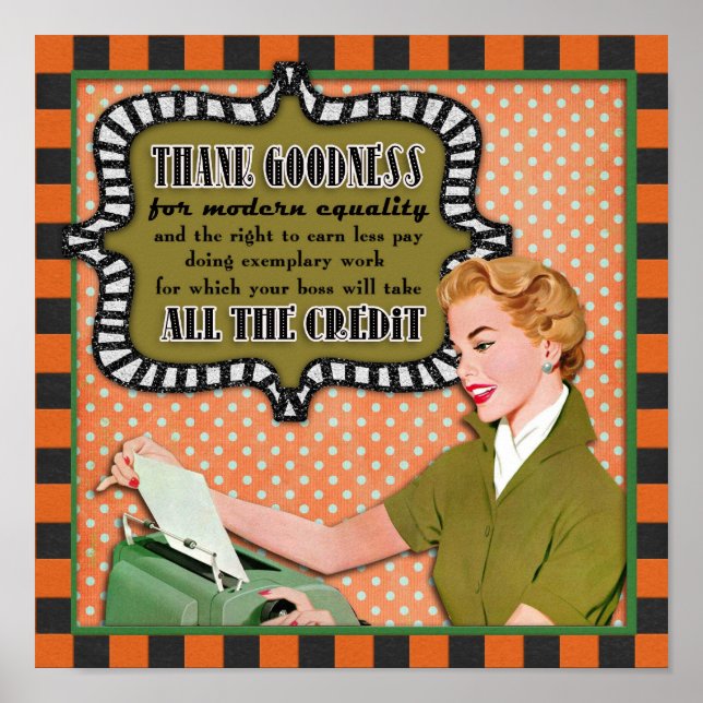 Thank Goodness for Modern Equality Poster (Front)