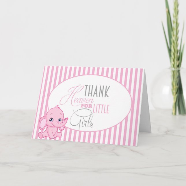 Thank Heaven for Little Girls Note Cards (Front)