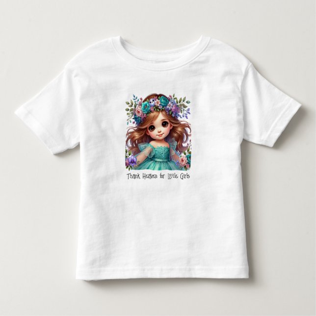 Thank Heaven For Little Girls Toddler T-Shirt (Front)