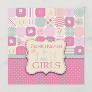 Thank Heaven Girl Square You Card